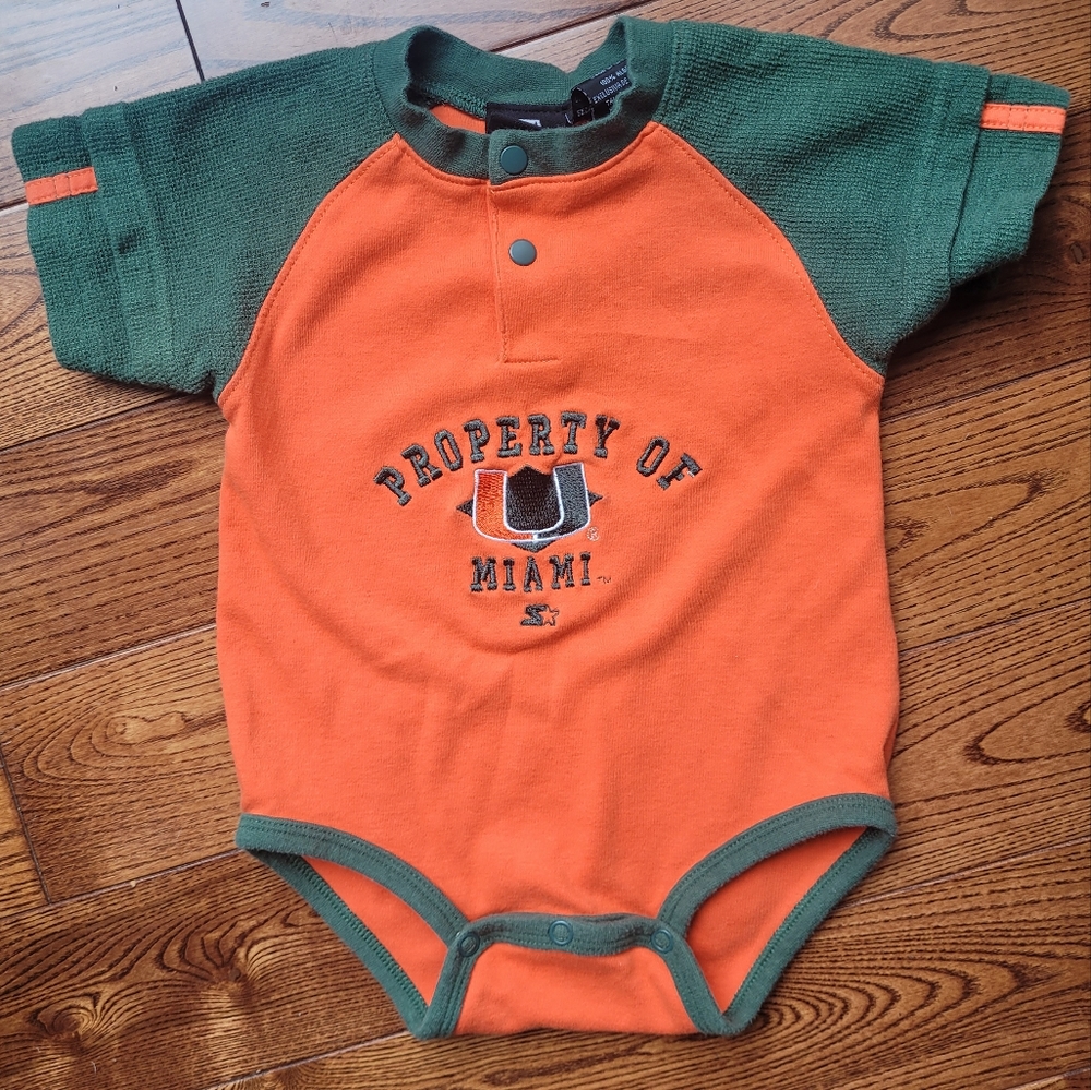🚨3/$10 Miami Hurricane Diaper Shirt